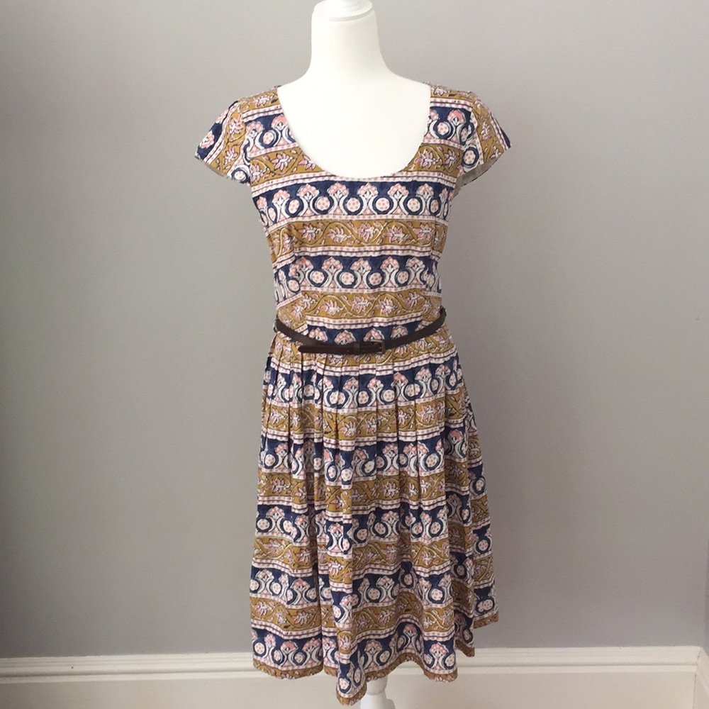 Anthropologie Batik inspired dress